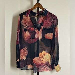 Robert Rodriguez | Floral Sheer Blouse